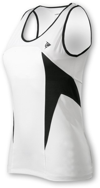 Zum Shop von Tennistown wechseln Dunlop Tank Club weiss/schwarz Damen